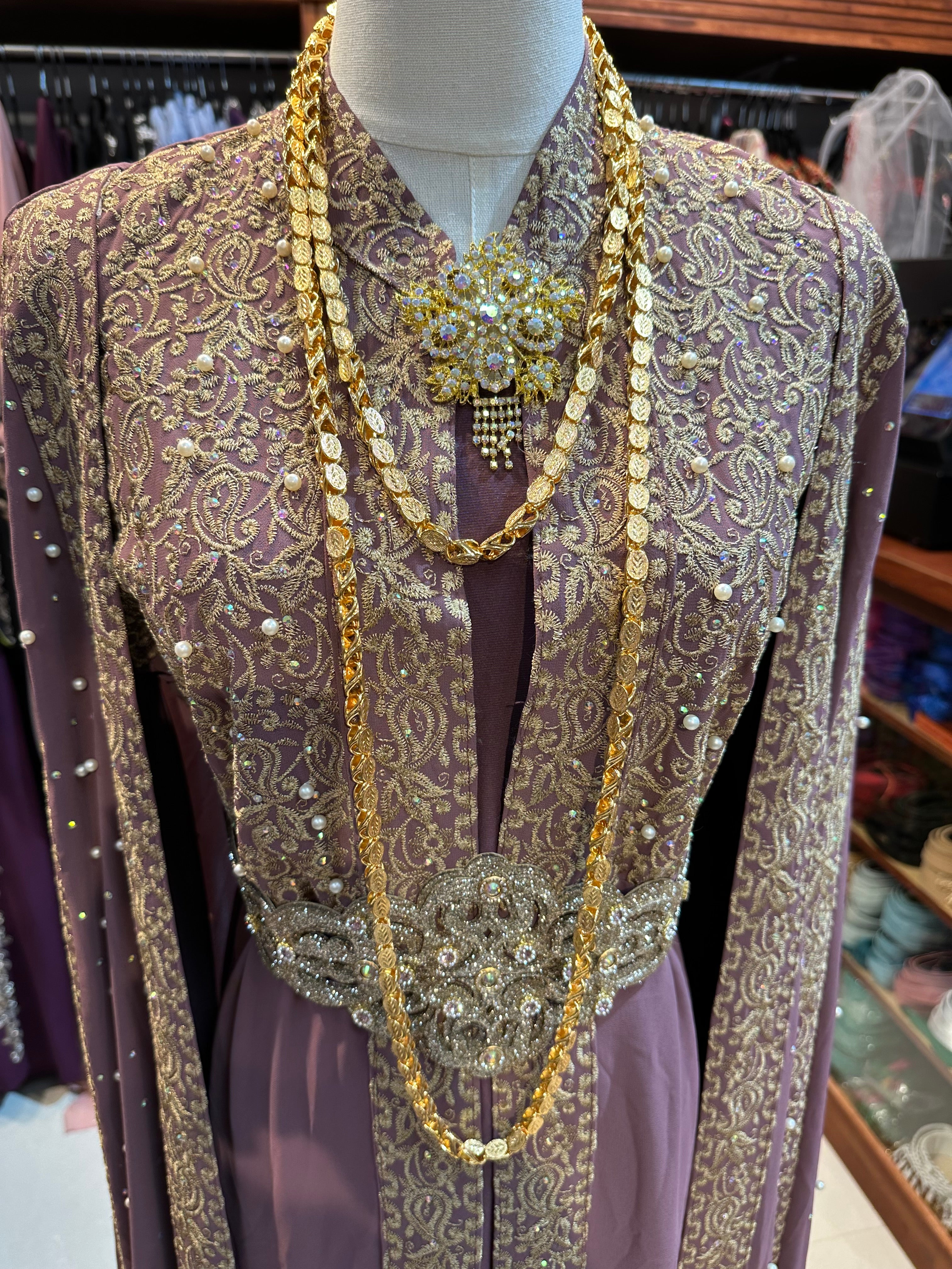 Elegant Pink Kuftan